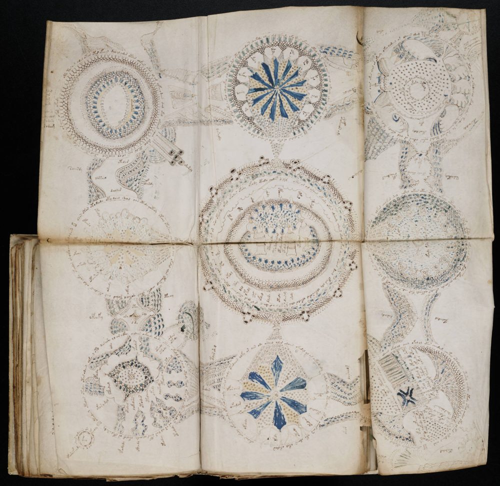 Voynich MS folio (astronomical) Voynich MS folio (astronomical)